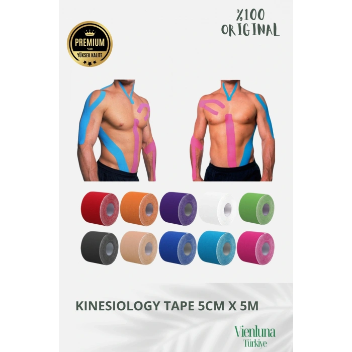 High Quality Waterproof Breathable Athletic Elastic Muscle Pain Kinesiology Tape