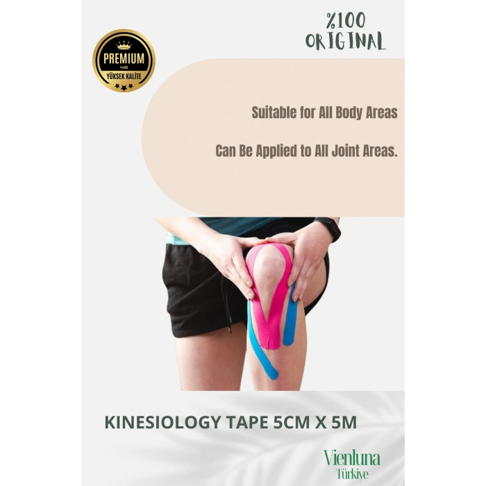 High Quality Waterproof Breathable Athletic Elastic Muscle Pain Kinesiology Tape Purple