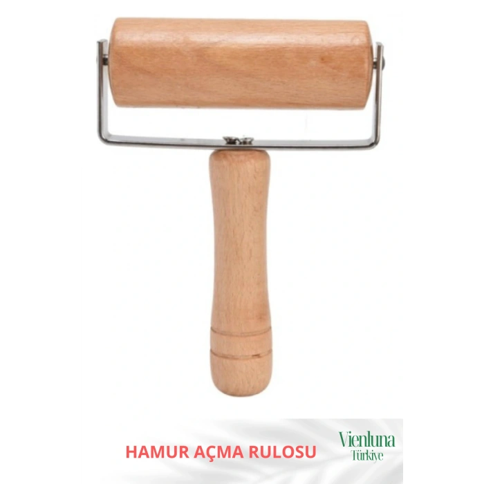 Premium Kalite Özel Üretim Kolay Kavrama Rahat Kullanım Profesyonel Ahşap Hamur Açma Rulosu