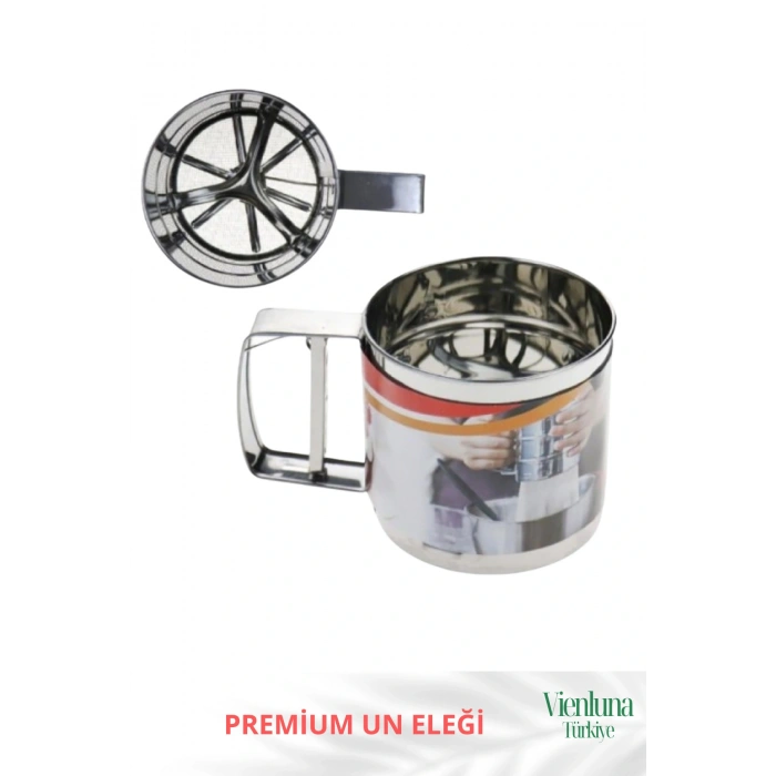 Premium Ürün Özel Üretim Dayanıklı Uzun Ömürlü Ergonomik Pratik Profesyonel Paslanmaz Çelik Un Eleği
