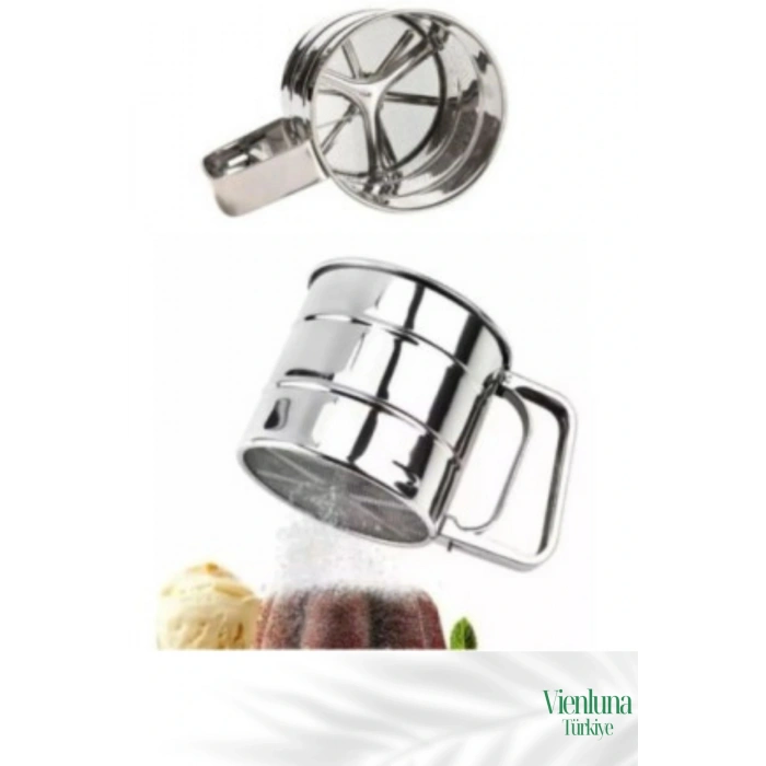 Premium Ürün Özel Üretim Dayanıklı Uzun Ömürlü Ergonomik Pratik Profesyonel Paslanmaz Çelik Un Eleği