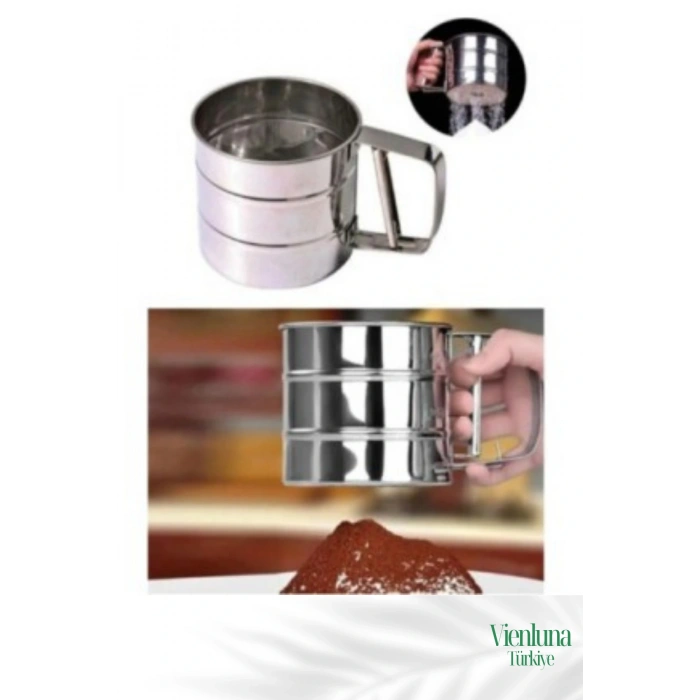 Premium Ürün Özel Üretim Dayanıklı Uzun Ömürlü Ergonomik Pratik Profesyonel Paslanmaz Çelik Un Eleği