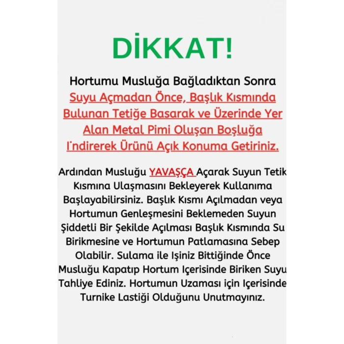 Özel Üretim Dolaşmaz Kırılmaz 7 Kademeli Uzayan Tabancalı 30 Metre Bahçe Sulama Hortumu
