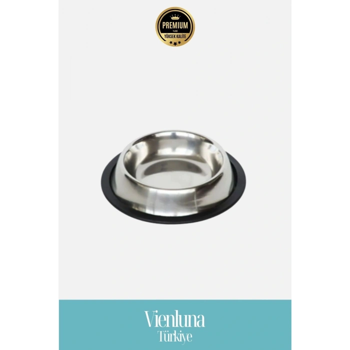 Özel Üretim Çelik Gövdeli Dayanıklı Kaymaz Tabanlı Uzun Ömürlü Kedi Köpek Mama Su Kabı