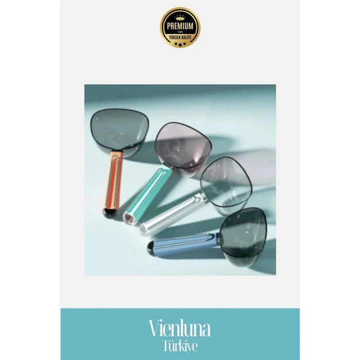 Özel Üretim Klipsli ve Ölçülü Evcil Hayvan Mama Küreği 180ml Dayanıklı Pratik Tasarım