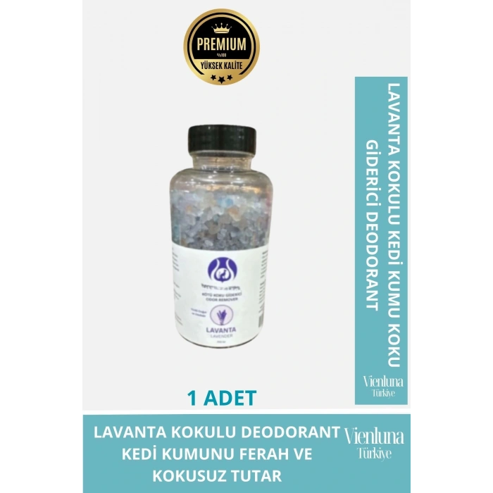 Özel Üretim Kedi Kumu Koku Giderici Lavanta Aromalı Deodorant Epsom Tuzu 350 Gr