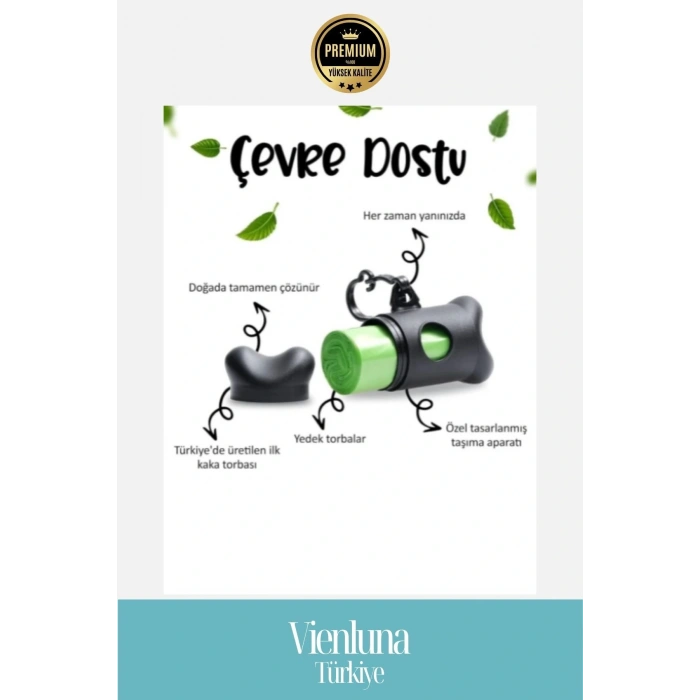 Çevre Dostu Evcil Hayvan Pati Desenli Kaka Poşeti 4 Paket 60 Adet Rulo