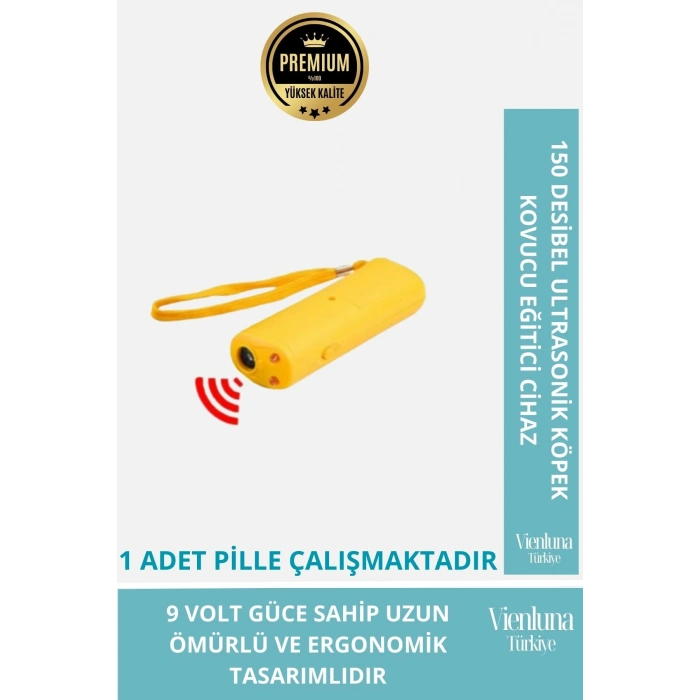 150 Desibel Ultrasonik   Eğitici Cihaz 9 Volt Pilli Ergonomik Tasarım