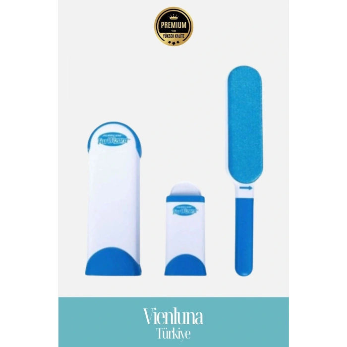 Özel Üretim Çift Taraflı Pratik Tüy Toplama Fırçası 2’Li Set