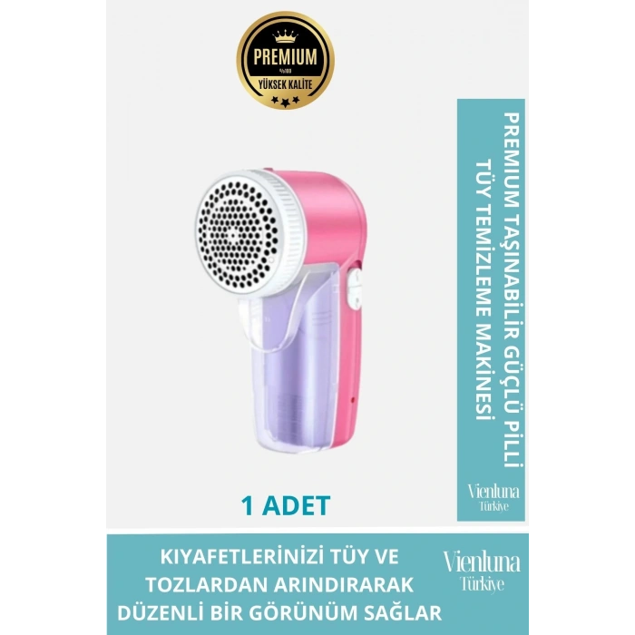 Premium Taşınabilir Güçlü Pilli Tüy Tiftik Toz Temizleme Makinesi Kazak Kaban Halı Kıyafet