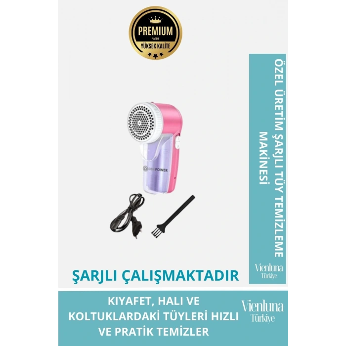 Özel Üretim Şarjlı Kablolu Tüy Temizleme Makinesi Kazak Halı Koltuk Battaniye