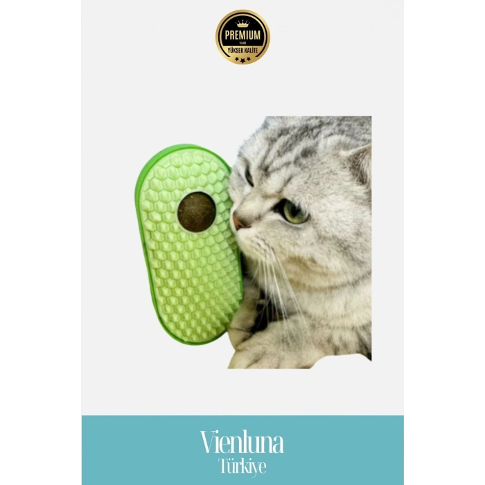 Premium Yumuşak Silikon Kedi Otlu Eğlenceli Kaşınma Paneli