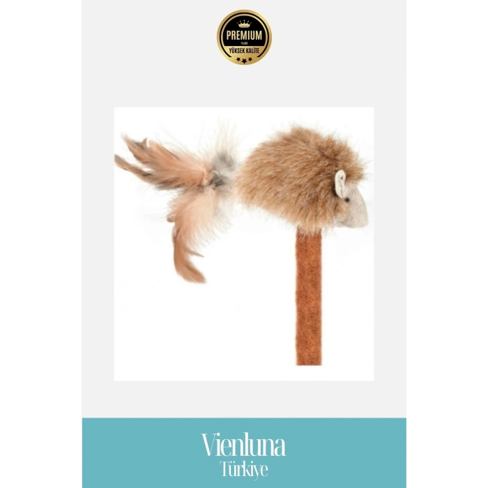 Premium Sesli Oyuncaklı Kedi Tırmalama Tahtası Eğlenceli Tırnak Törpüleme Oyuncağı