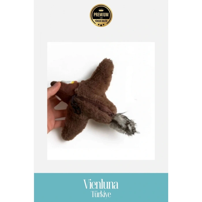 Premium Şarjlı Peluş Uçan Kuş Oyuncak Gerçekçi Kanat Çırpan Sesli Kedi Eğlence Aracı