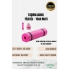 Premium İki Yüzeyli Kayma Önleyici Silinebilir Hijyenik Yoga Minderi Pilates Meditasyon Matı 16 mm