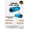 Lüks İki Yüzeyli Kayma Önleyici Silinebilir Hijyenik Yoga Minderi Pilates Meditasyon Matı 16 mm