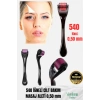 Özel Üretim Titanyum Uçlu 540 İğneli Cilt Bakım Vücut Yenileme Masaj Aleti Derma Roller 0,50 mm