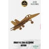 Yeni Sezon Eğitici Öğretici 3 Boyut Ahşap Puzzle Zeka Geliştirici Boyanabilir Oyun Maket Savaş Uçağı