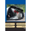 Premium Kalite Universal Uyumlu Kolay Montaj Karbon Desenli Su Yağmur Koruyucu Ayna Siperliği