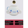 Deluxe Tasarım Dekoratif Estetik Armağan Sevgili Dost Aşk Arkadaş Porselen Cinnamoroll Kupa Bardak
