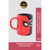 Deluxe Tasarım Dekoratif Estetik Armağan Sevgili Dost Aşk Arkadaş Porselen Spiderman Kupa Bardak