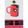 Deluxe Tasarım Dekoratif Estetik Armağan Sevgili Dost Aşk Arkadaş Porselen Spiderman Kupa Bardak