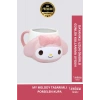 Deluxe Tasarım Dekoratif Estetik Armağan Sevgili Dost Arkadaş Porselen My Melody Kupa Bardak 9*13 Cm