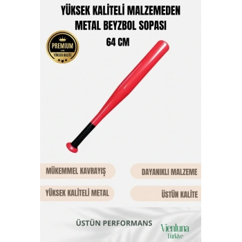 Özel Üretim Üstün Tutuş Sağlayan Kırılmaz Ultra Dayanıklı Metal 28 Baseball Beyzbol Sopası 64 Cm