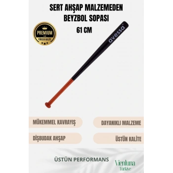 Özel Üretim Mükemmel Kavrayışlı Kırılmaz Dayanıklı Kaliteli Ahşap 28 Baseball Beyzbol Sopası 61 Cm