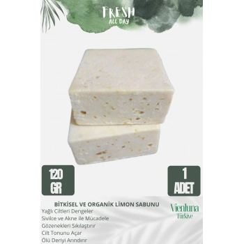 Özel Üretim El Yapımı %100 El YÜz Vücut Saç Lüks Doğal Ferah Kokulu Cilt Dostu Orijinal Limon Sabunu