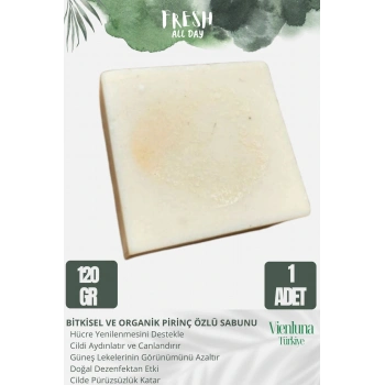 Özel Üretim El Yapımı %100 Vücut Saç Lüks Doğal Ferah Kokulu Cilt Dostu Orijinal Pirinç Özlü Sabunu