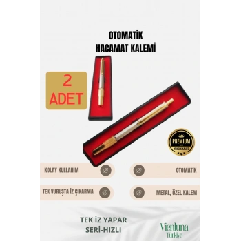 Özel Üretim Profesyonel Seri Kutulu Hassas Bölge Rahat Metal Gövde Dayanıklı Hacamat Kalemi 2 Adet