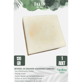 Özel Üretim El Yapımı %100 Saç Besleyici Doğal Güzel Kokulu Cilt Dostu Orijinal Sarımsaklı Sabunu