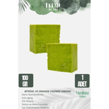 Özel Üretim El Yapımı %100 Doğal Ferah Kokulu Cilt Dostu Orijinal Yasemin Sabunu 1 Adet