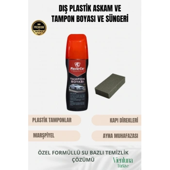 Premium Kalite Uzun Ömürlü Suya Dayanıklı Kauçuk ve Plastik Dış Aksam Siyah Tampon Parlatıcı Boya