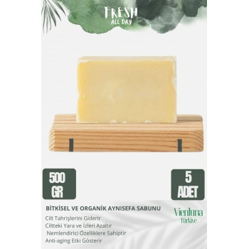 Özel Üretim El Yapımı %100 Doğal Ferah Kokulu Cilt Dostu Orijinal Aynısefa Sabunu 5 Adet