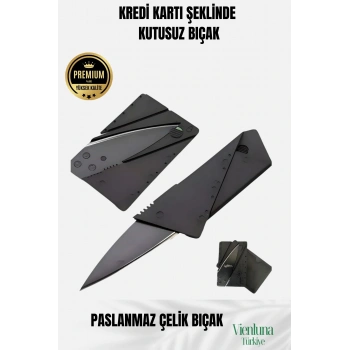 Özel Üretim Paslanmaz Kaliteli Dayanıklı Mekanizmalı Minimalist Kutusuz Bıçak