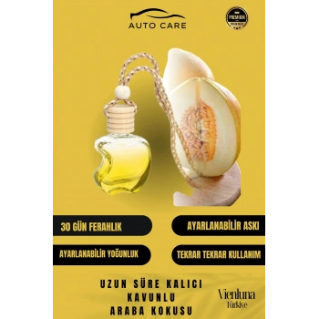 Özel Üretim Uzun Süreli Kalıcı Hava Ferahlatıcı Dikiz Aynası Askılı 8ml Araç Içi Kavun Oto Kokusu