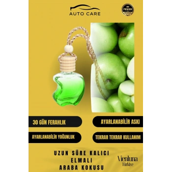 Özel Üretim Uzun Süreli Kalıcı Hava Ferahlatıcı Dikiz Aynası Askılı 8ml Araç Içi Elmalı Oto Kokusu