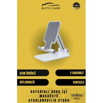 Premium Profesyonel Dayanıklı 2 Kademe Ayarlanabilir Kaymaz Tablet Telefon Tutucu Stand