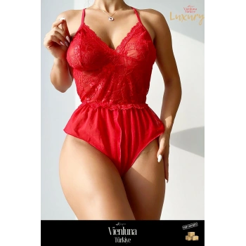 Yeni Sezon Modern Kadın Çekici Rahat Fantezi Erotik Özel Bölgesi Açık Dantel Detaylı Fantezi Body