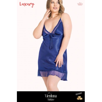 Yeni Sezon Özel Seri Büyük Beden Kadın Fantezi Şık Lüks Modern Rahat Seksi Çekici Kısa Saten Gecelik