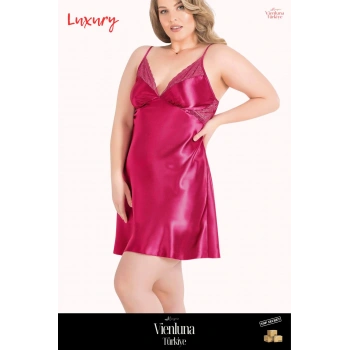 Yeni Sezon Premium Ürün Günlük Şık Lüks Zarif Modern Büyük Beden Çekici Fantezi Saten Gecelik