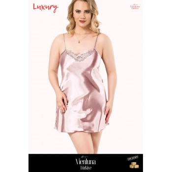 Yeni Sezon Premium Lüks Kadın Fantezi Seksi Şık Erotik Modern Zarif Büyük Beden Kısa Saten Gecelik