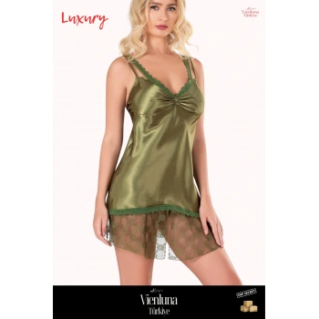 Yeni Sezon Özel Üretim Premium Şık Lüks Zarif Modern Erotik Seksi Çekici Fantezi Kısa Saten Gecelik