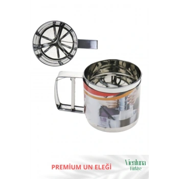Premium Ürün Özel Üretim Dayanıklı Uzun Ömürlü Ergonomik Pratik Profesyonel Paslanmaz Çelik Un Eleği