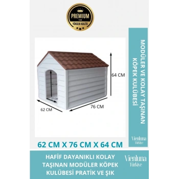 Modüler Portatif Demonte Kolay Kurulum Taşınabilir Bahçe Ve Ev İçi Kullanıma Uygun Köpek Kulübesi