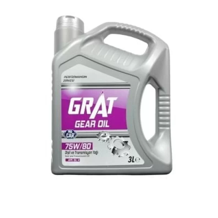 GRAT Gear Oil 75w80 Dişli Diferansiyel ve Transmisyon Yağı 3 Litre (Chevrolet manuel araçlar için)