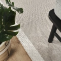 jüt sisal bej-krem-balıksırtı
