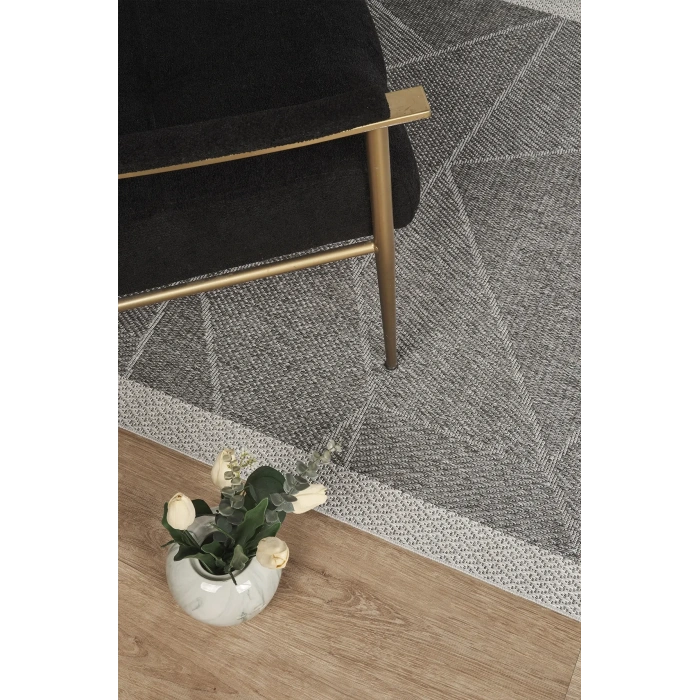 jüt sisal antrasit-gri-mermer